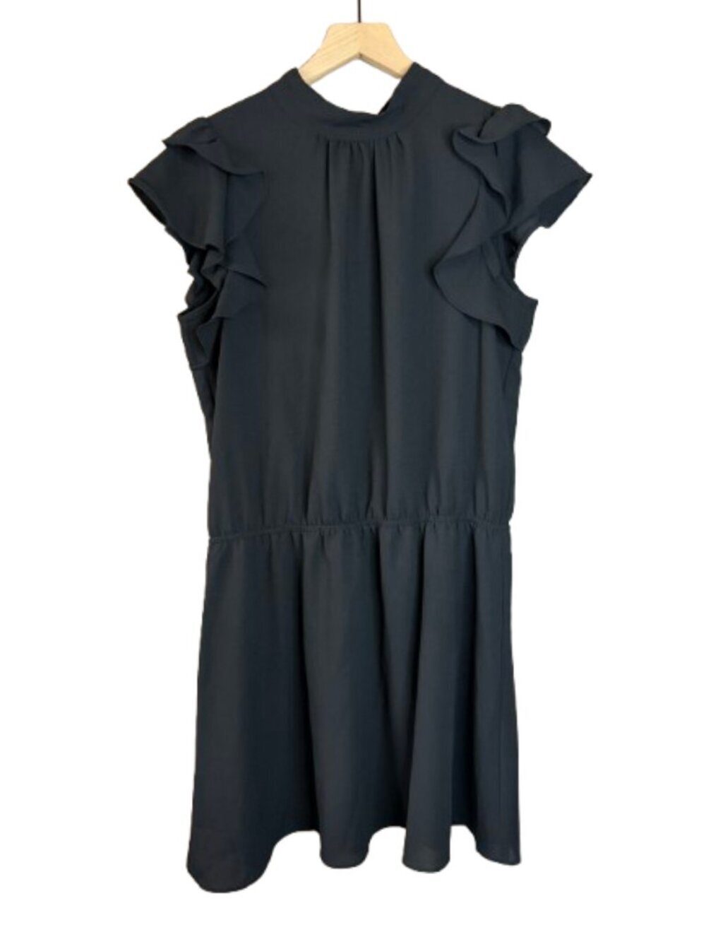 Women's 10 1. State Black Open Back Dress